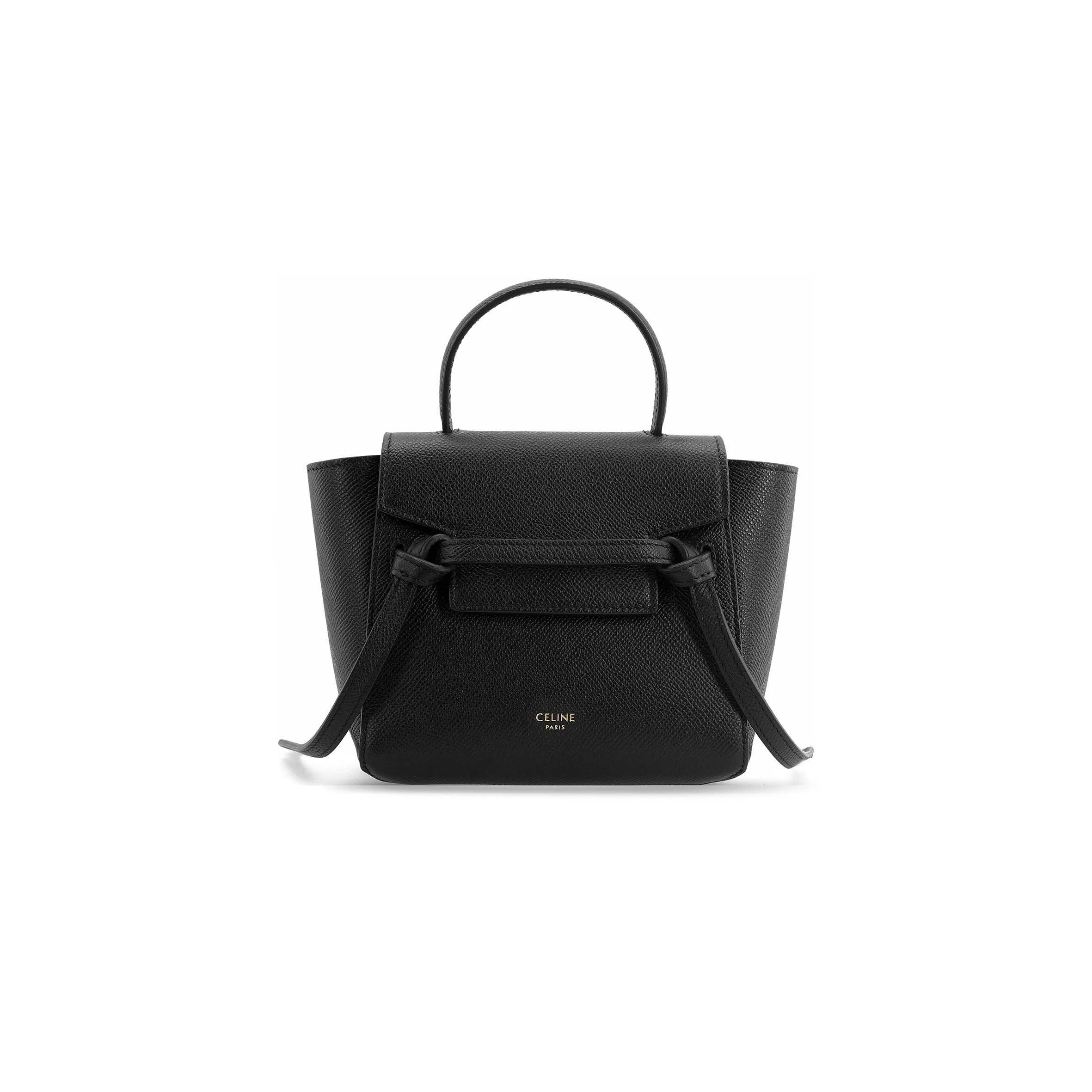 CELINE PICO BELT TOTE IN GRAINED COWHIDE LEATHER 189003ZVA.38NO (21*16*8cm)